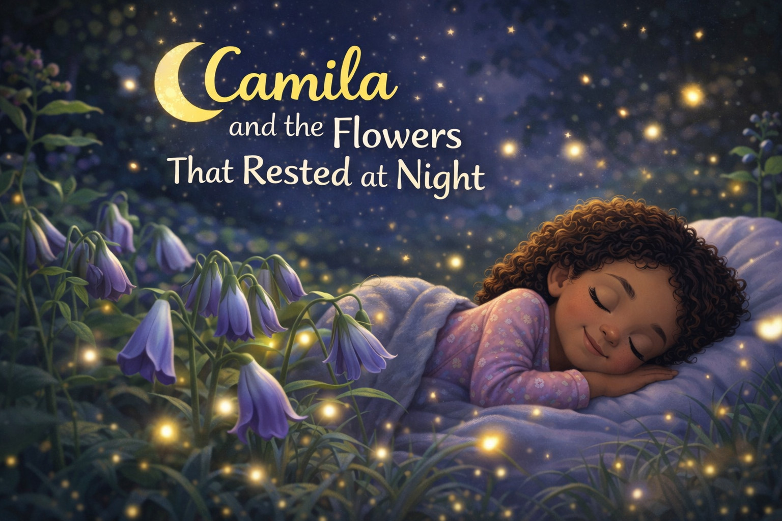 Camila and the Flowers That Rested at Night — an example bedtime story